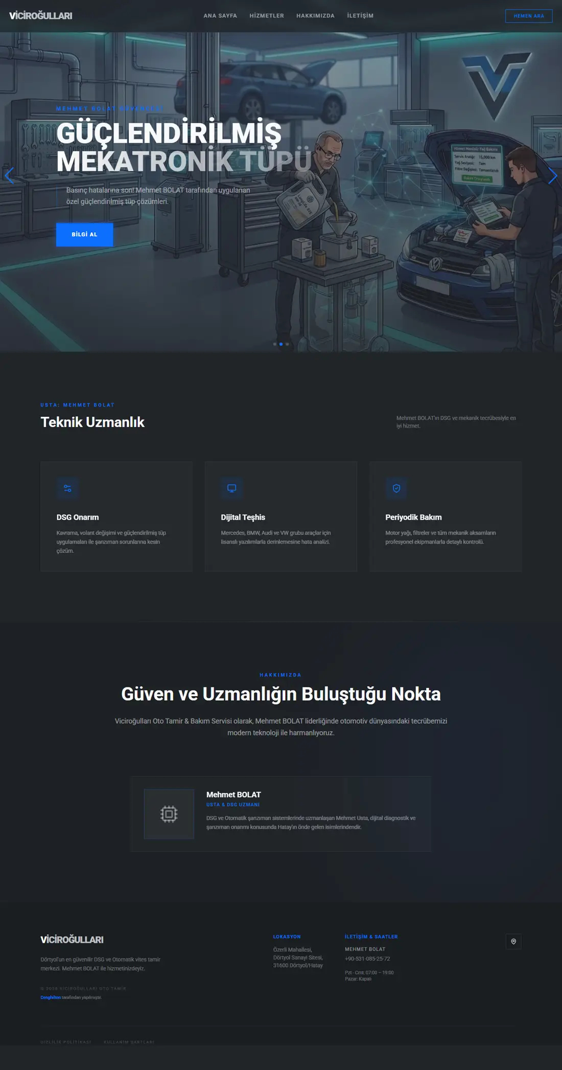Viciroğulları web sitesi